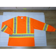 Reflective Safety T-Shirt with Long Sleeve